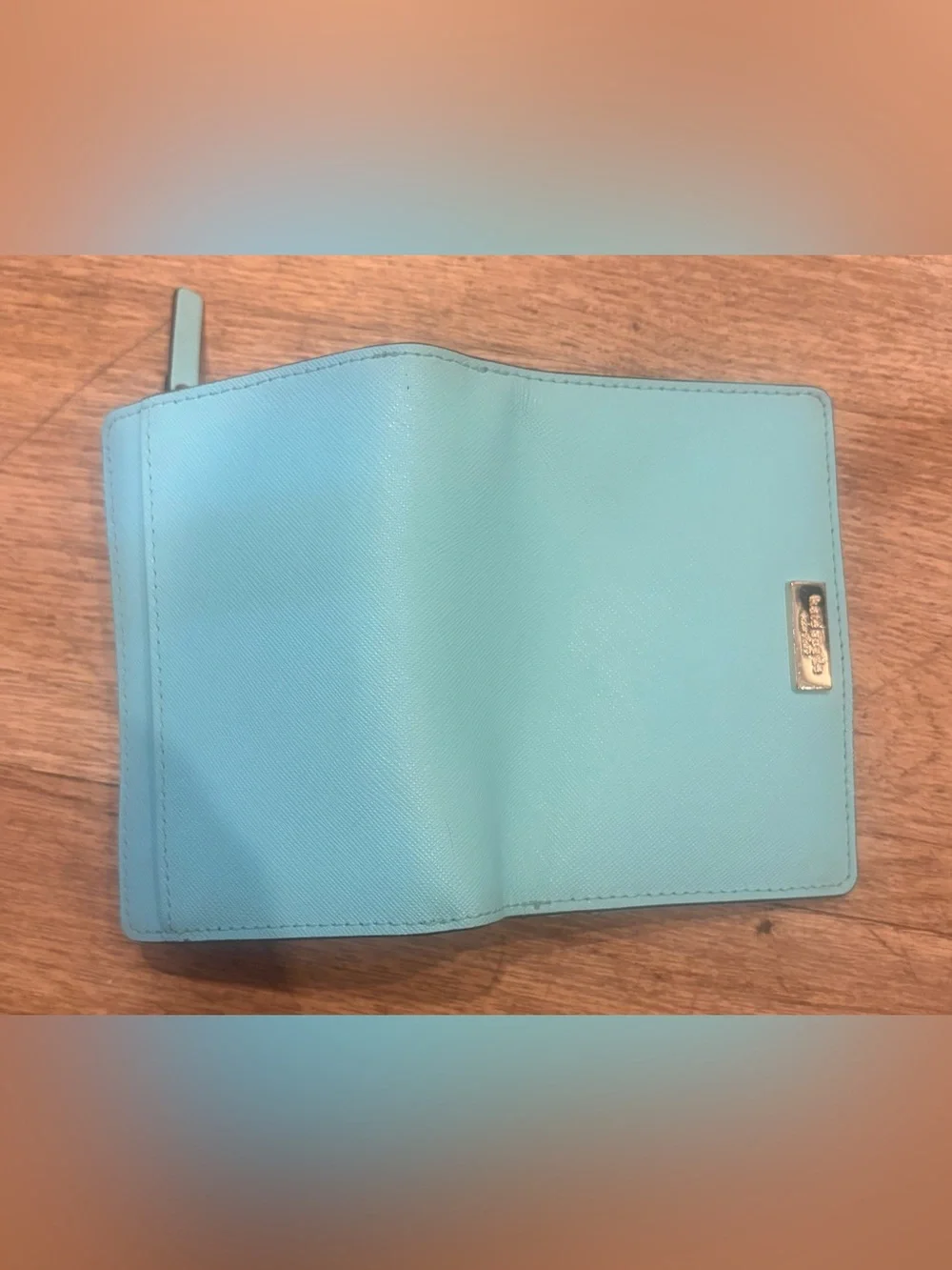 Kate Spade Light Teal Saffiano Wallet
